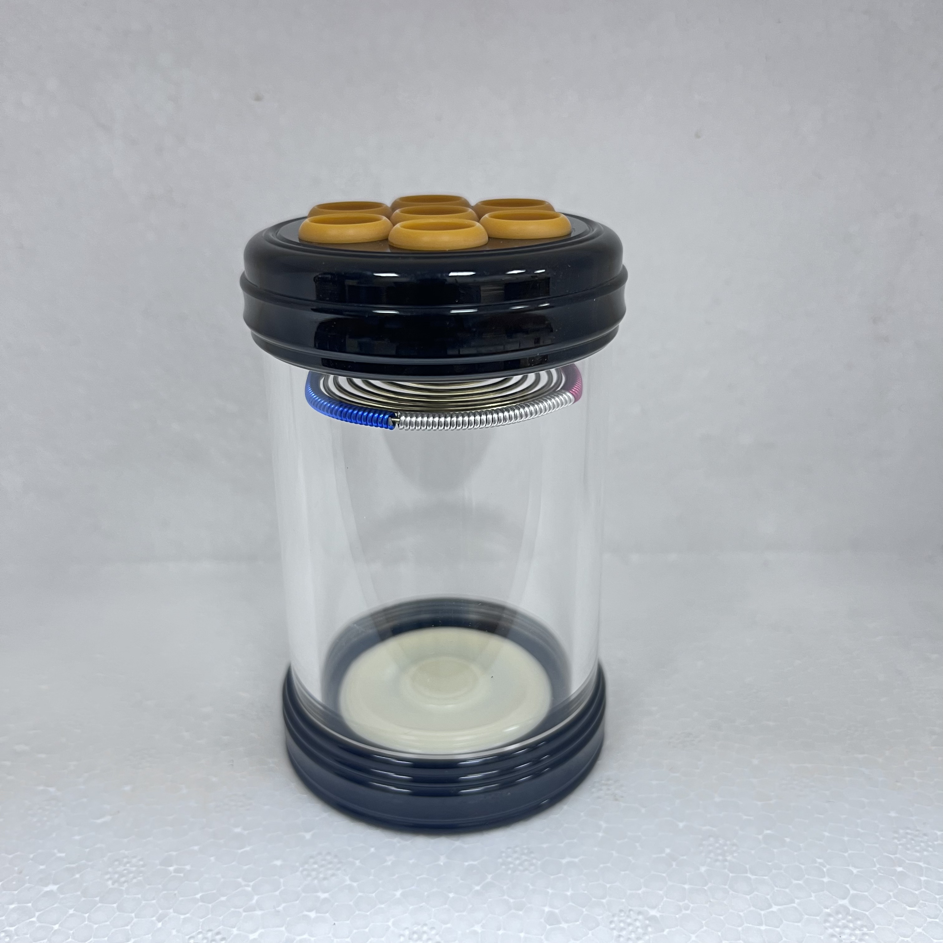 小田蝈蝈叫罐60口径蝈蝈罐钢琴漆蝈蝈叫罐本叫蝈蝈叫罐七孔罐