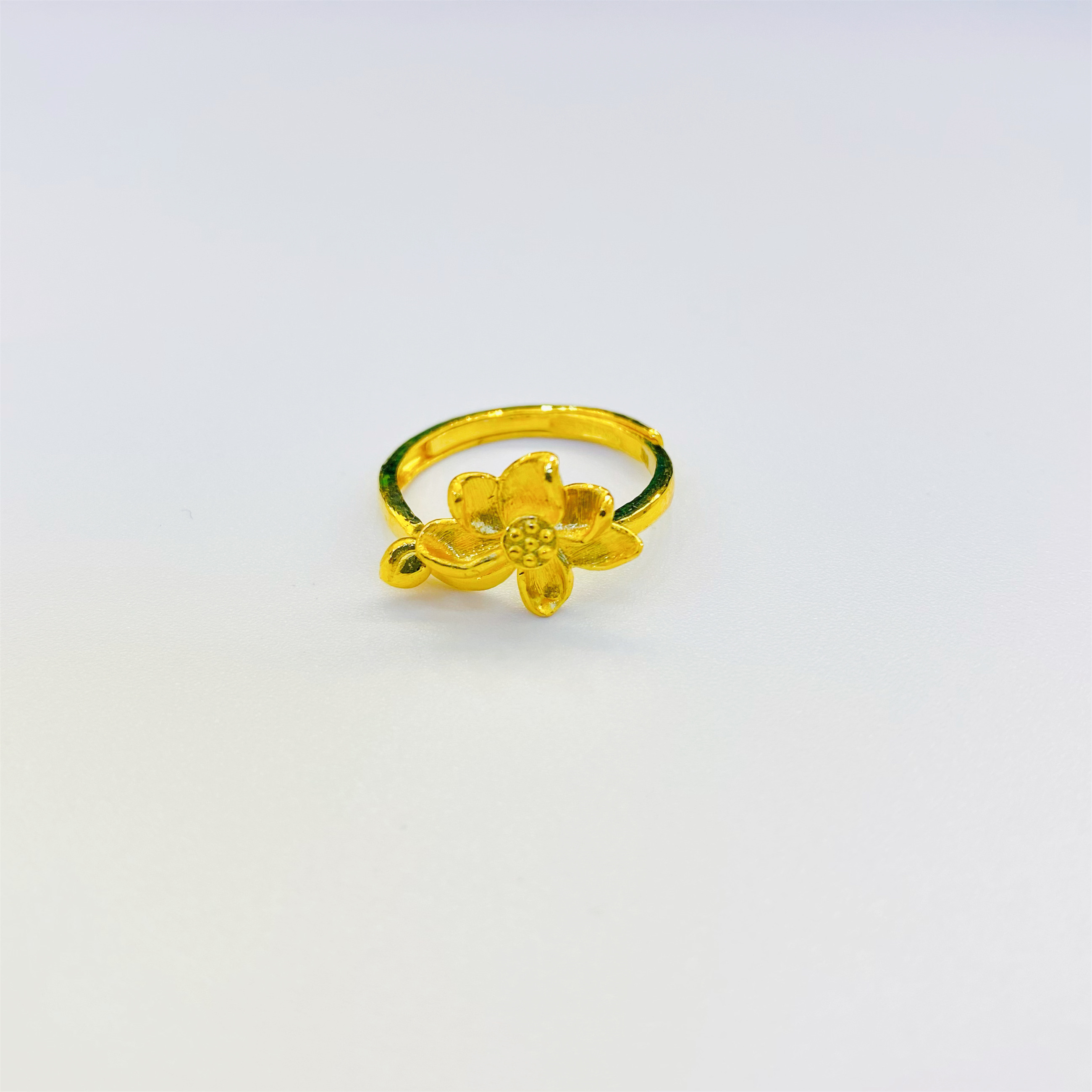 hongjue JEWELRY/鴻爵珠宝足金活口花戒