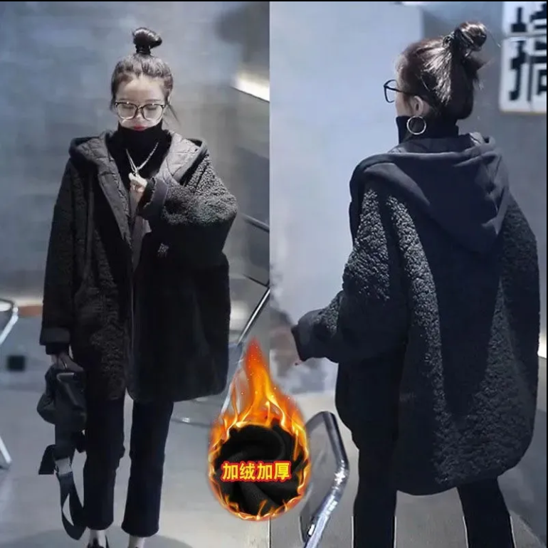 波斯羽绒服双11特卖加绒加厚羽绒衣羽绒服女2023冬季新款中长款