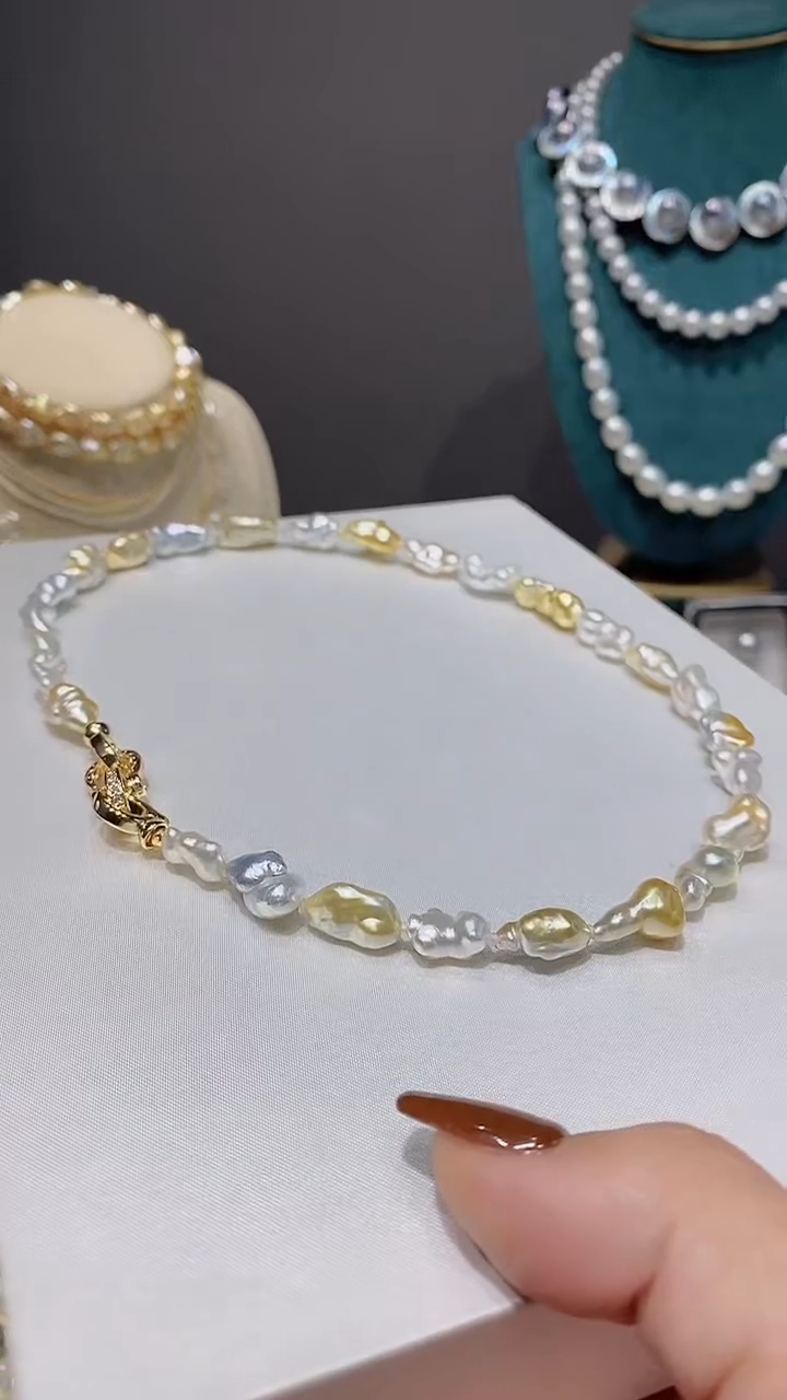 【闪购商品】海水珍珠颈饰未镶嵌颈链