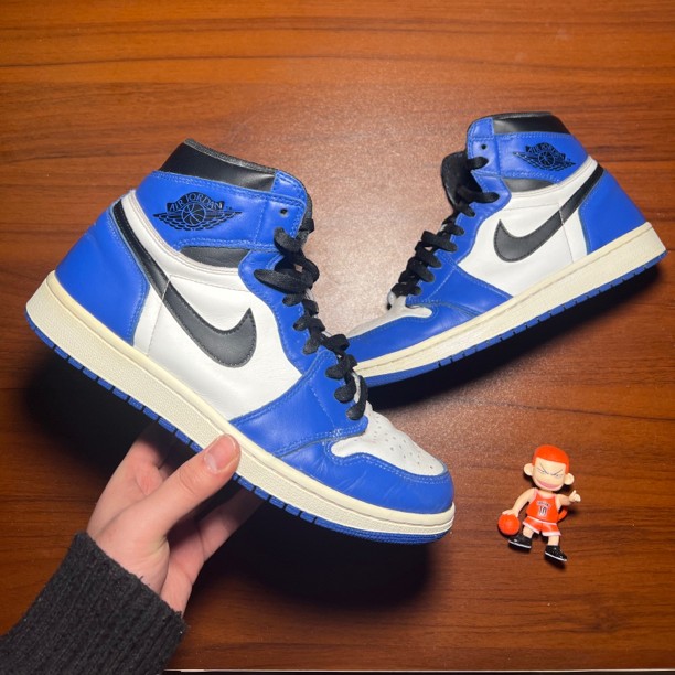 90新 AIR JORDAN aj1小闪电44码高帮