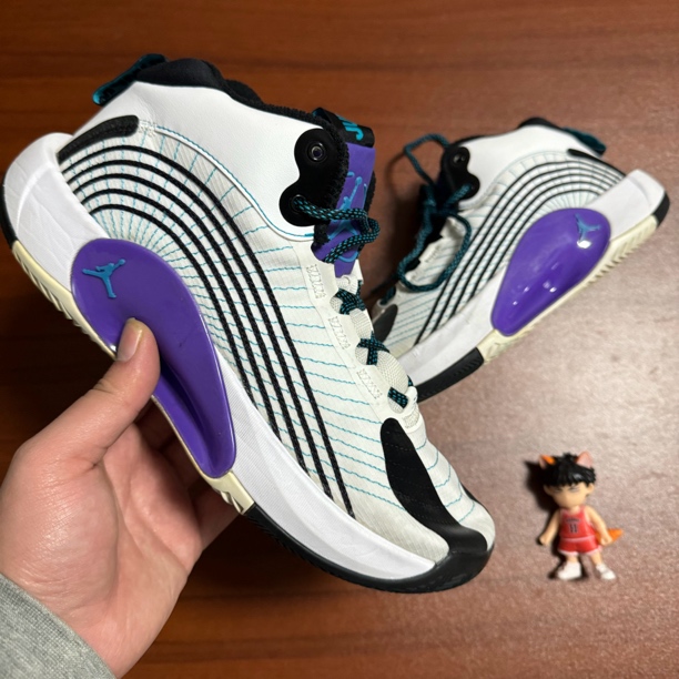 95新 AIR JORDAN jordan2021/紫葡萄41码带原盒/气垫不行