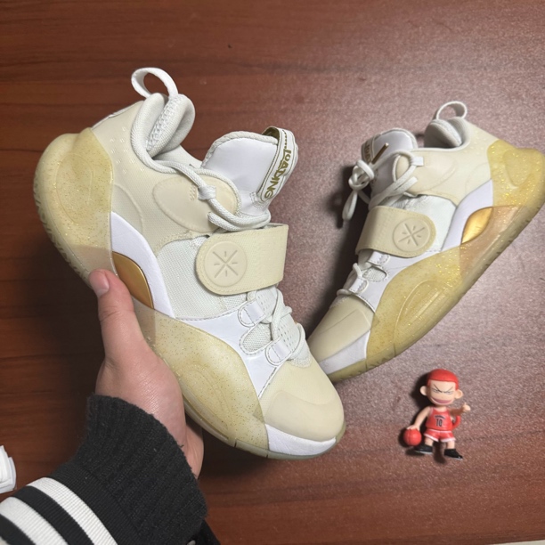 李宁韦德之道8/王朝/42码白色