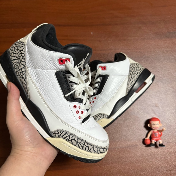 95新 AIR JORDAN aj3/红外线/41码/购买许看详情页
