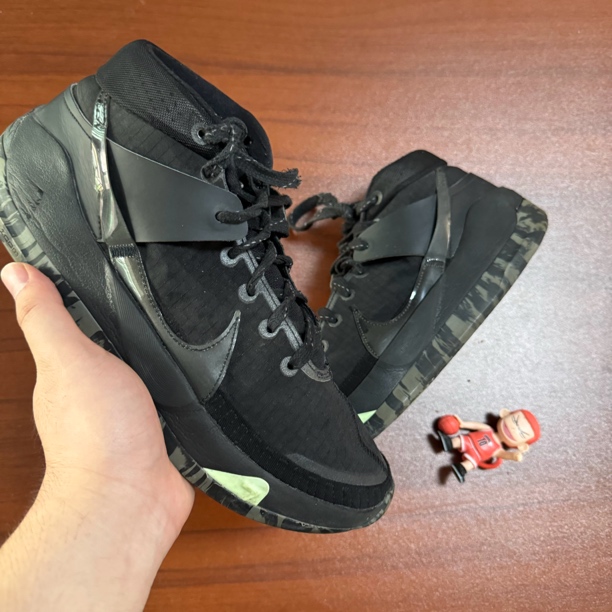 99新 NIKE/耐克 kd13/杜兰特/44.5码/黑色/运动鞋/气垫不行
