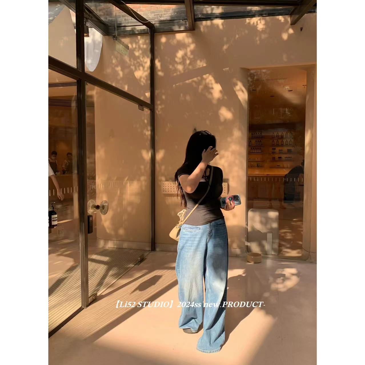 曦曦子【超多人问】2025ss.阔腿牛仔裤/百搭显瘦设计感#k3015