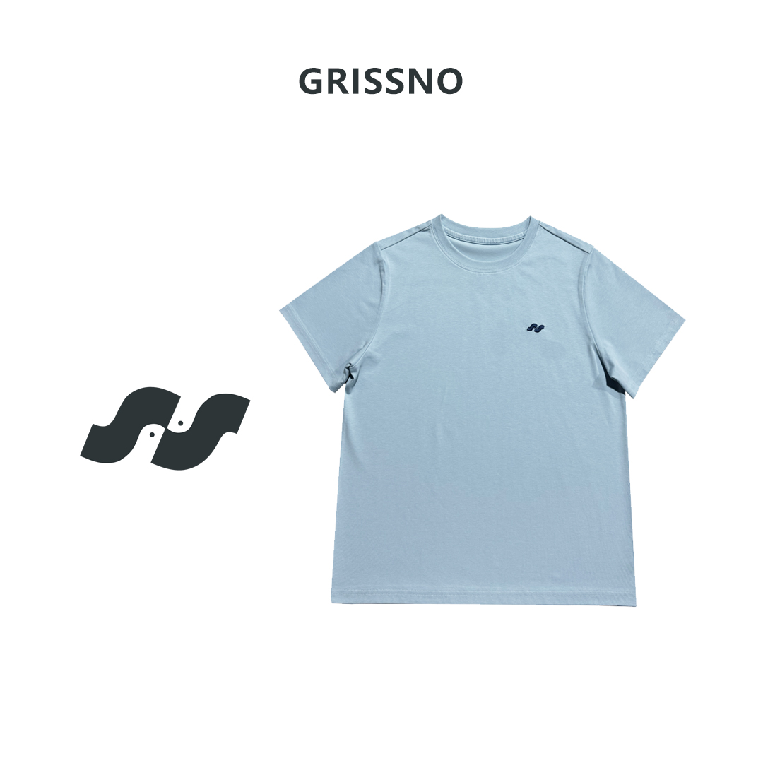 |休闲白色夏季凉感T恤春夏宽绣花设计师圆领网红休闲装