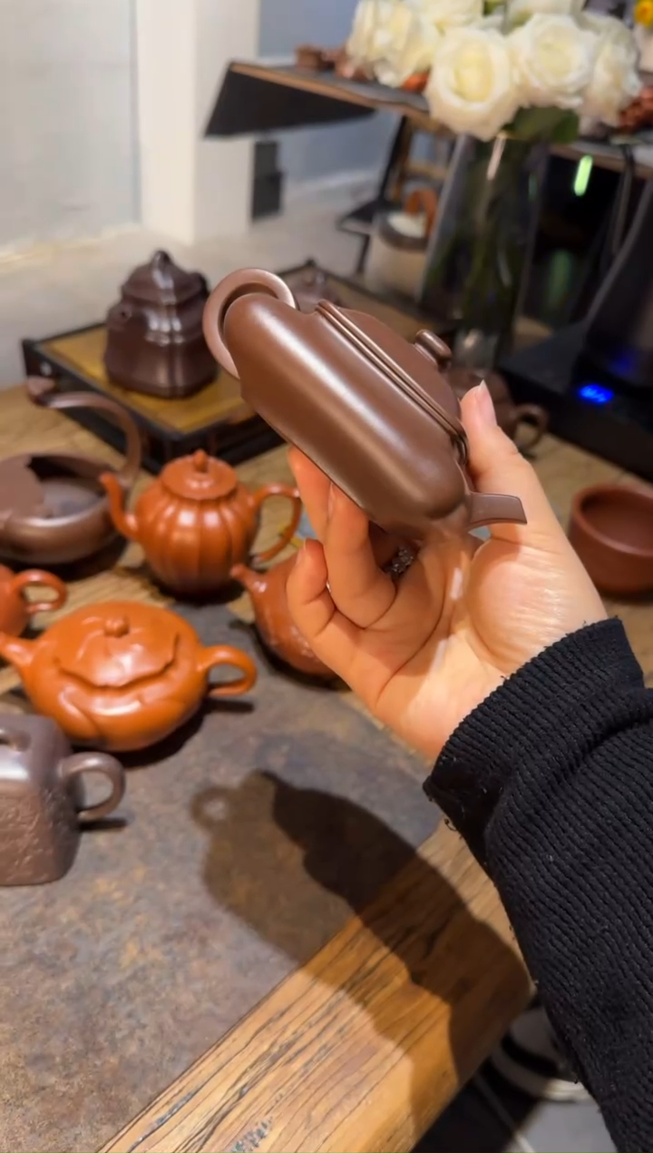 【闪购商品】紫砂茶壶寒灰老人 紫泥 140c
