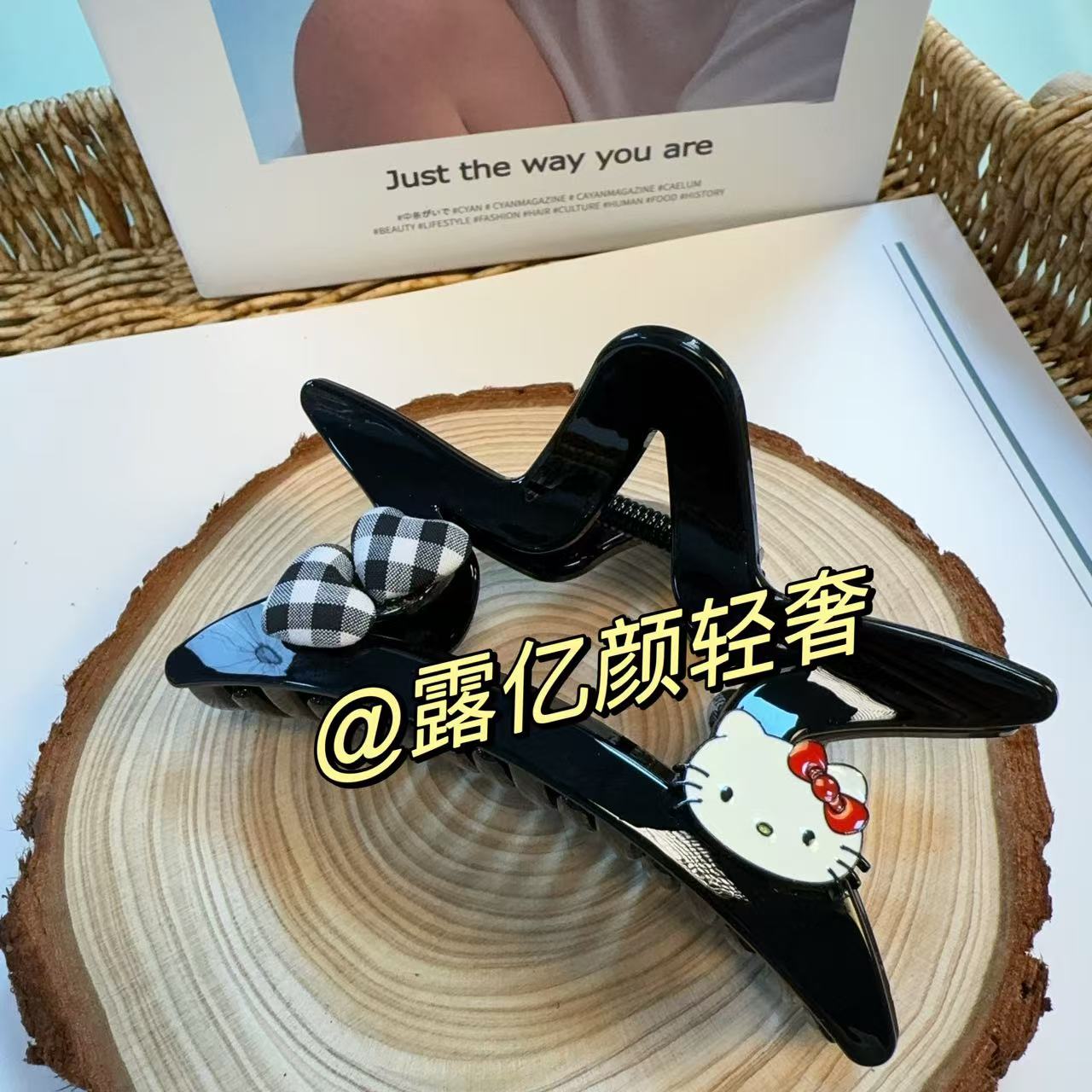 LYY韩系五角星爱心KT猫鲨鱼夹SYJ010