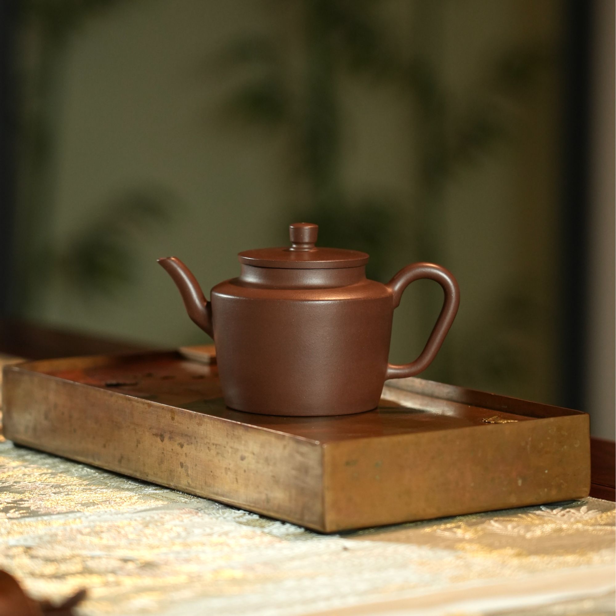 任备安柱础一线茶壶实力派高端茶器宜兴紫砂壶全手工紫泥