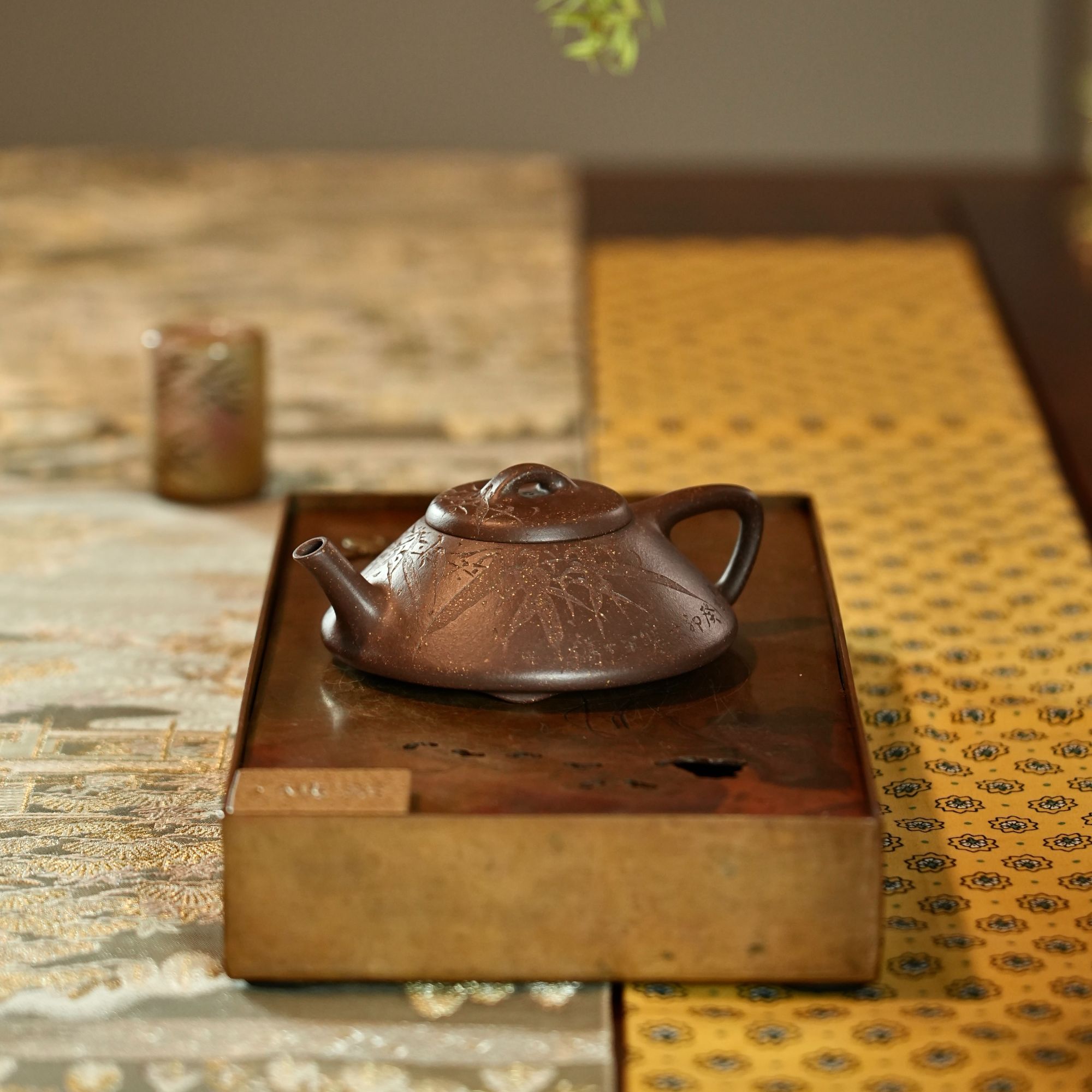 马璟辉  合瓢  吴东元刻绘 一线实力派  高端茶器 紫砂壶 全手工 