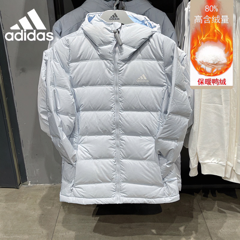 Adidas阿迪达斯女装羽绒服夹克外套冬季款户外运动服保暖休闲外套