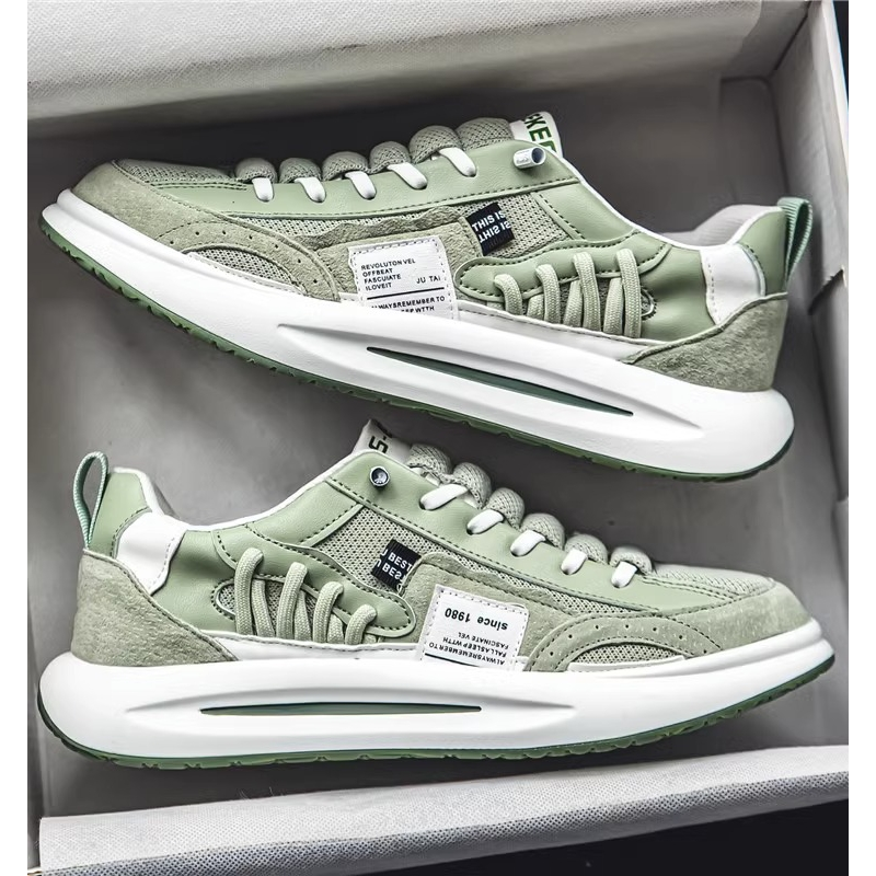 鸿星尔克领跑潮牌男鞋秋季鞋子男款休闲透气网面运动板鞋男士阿甘