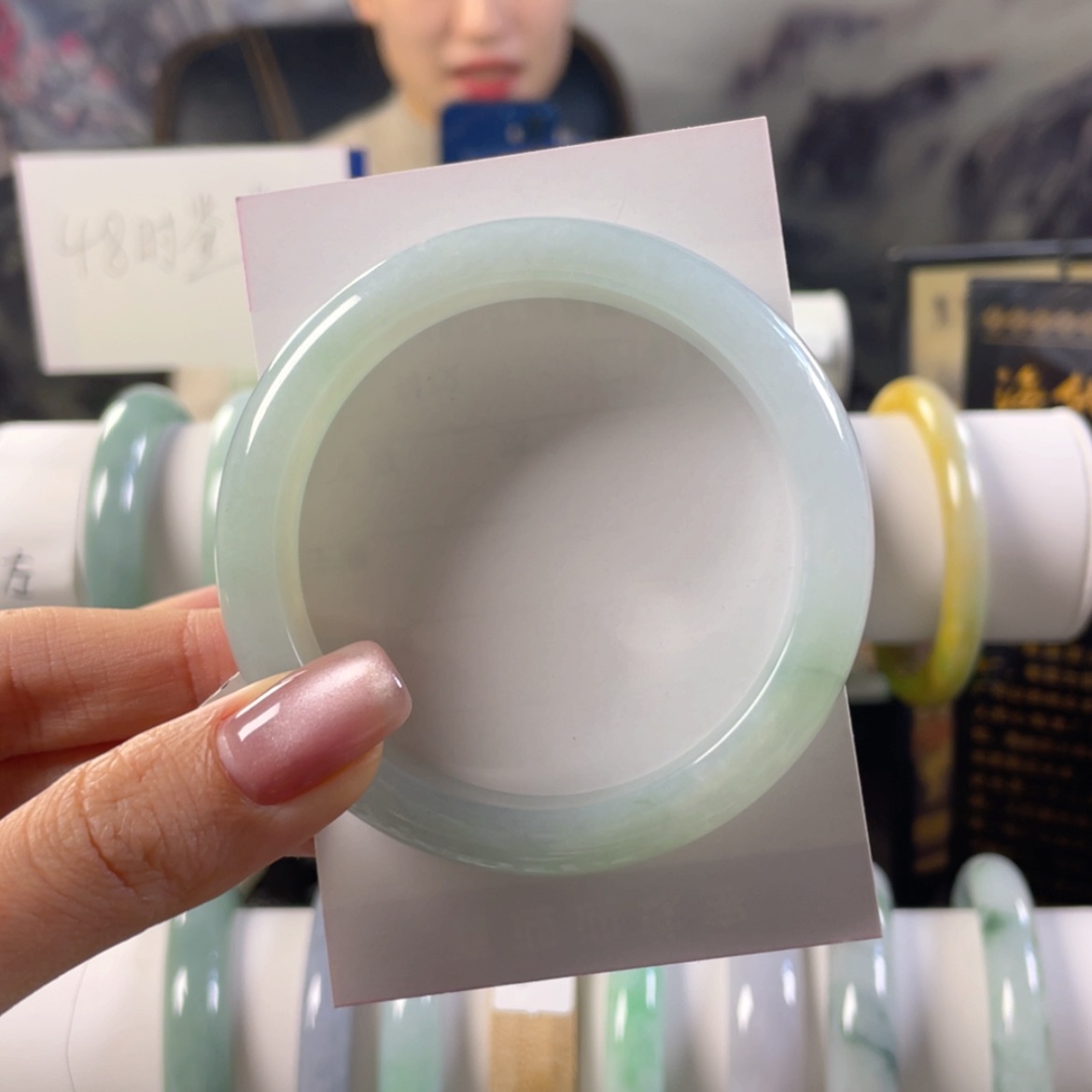 【闪购商品】翡翠手镯未镶嵌丹*