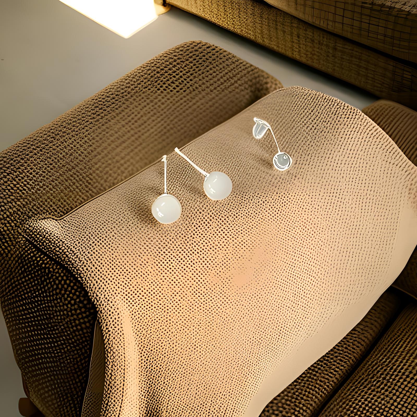 非金属莫桑石耳饰 天然石英岩个性化耳钉，高端大气上档次，百搭