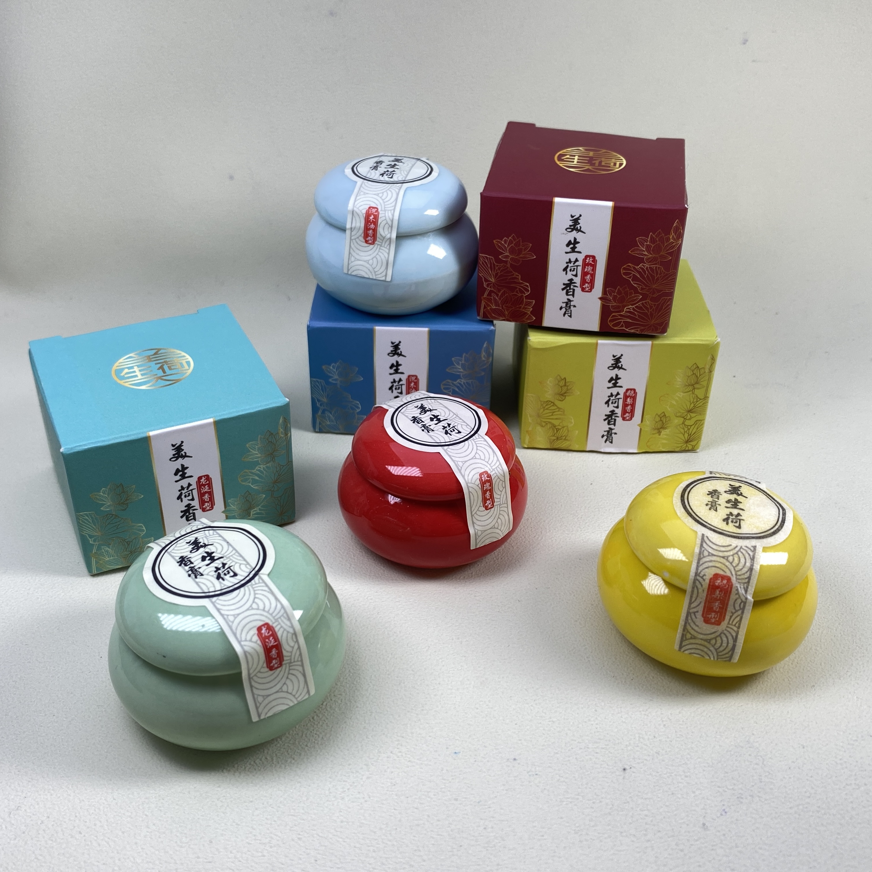 【铭记珠宝】美生荷香膏套装7-2DM81H212