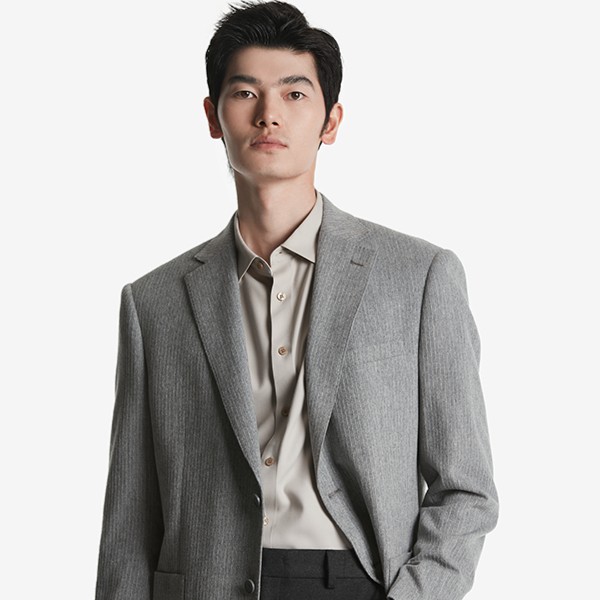 K-boxing/劲霸男装男装正装休闲商务时尚西装外套BYFT3942