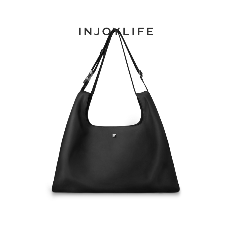 INJOYLIFE尼龙托特包女士软面时尚休闲百搭大容量单肩包斜挎大包