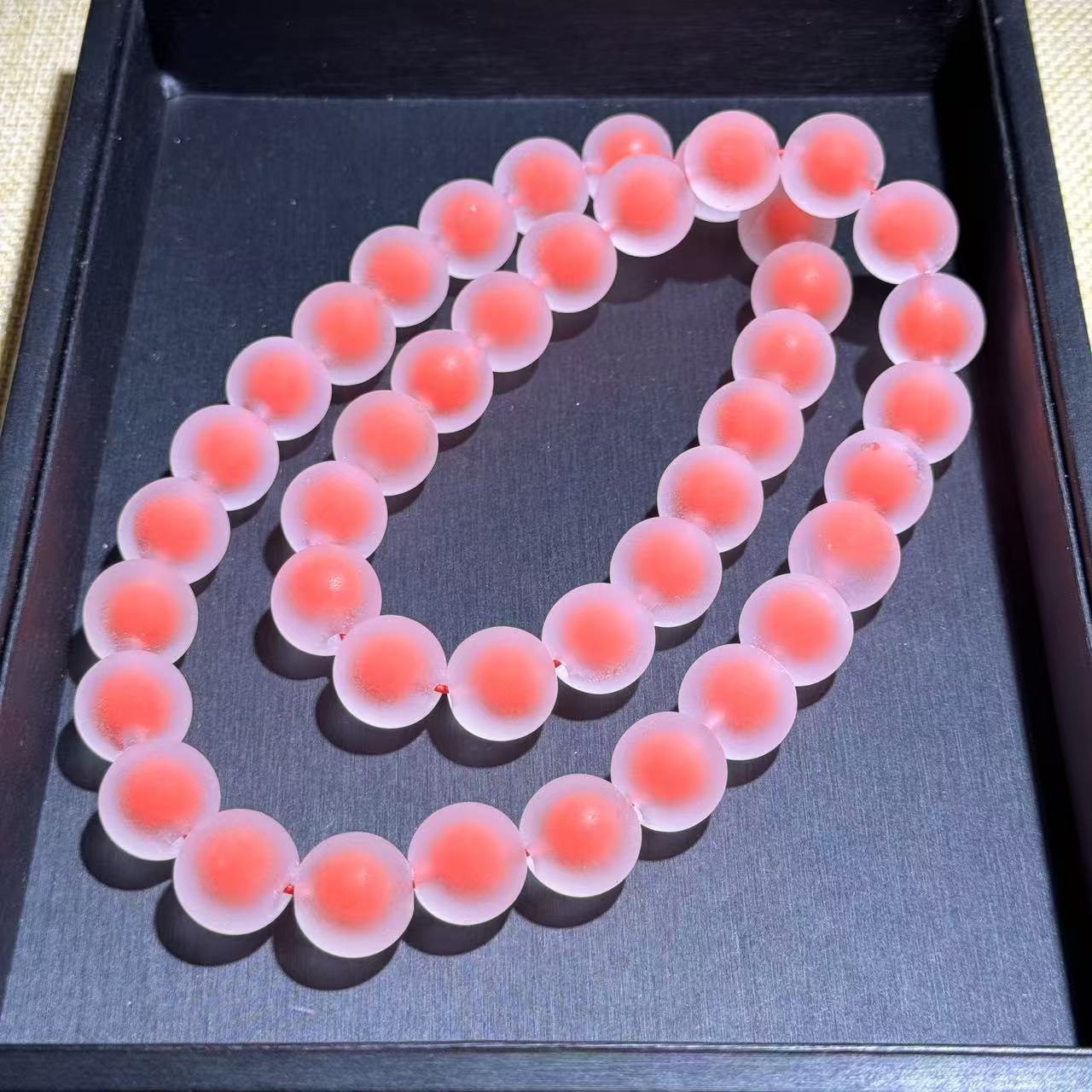   SS轻奢圆珠红项链Z54