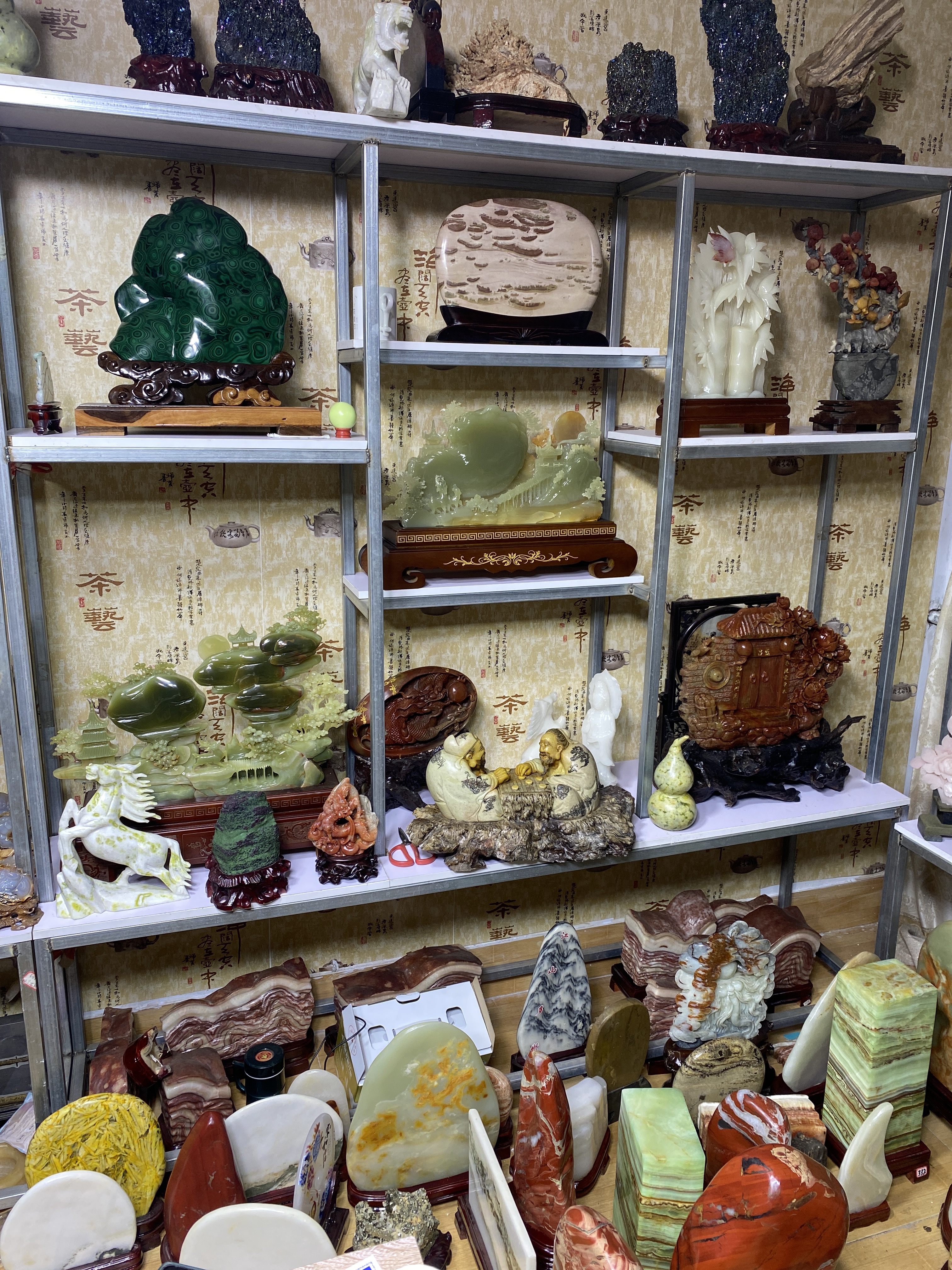 直播间专属连结，、复古观赏石家居摆件石雕雕刻中式工艺品艺术品