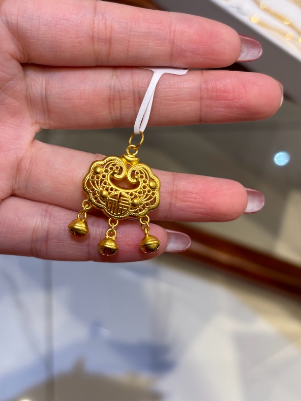 足金999吊坠（基地质检发货）