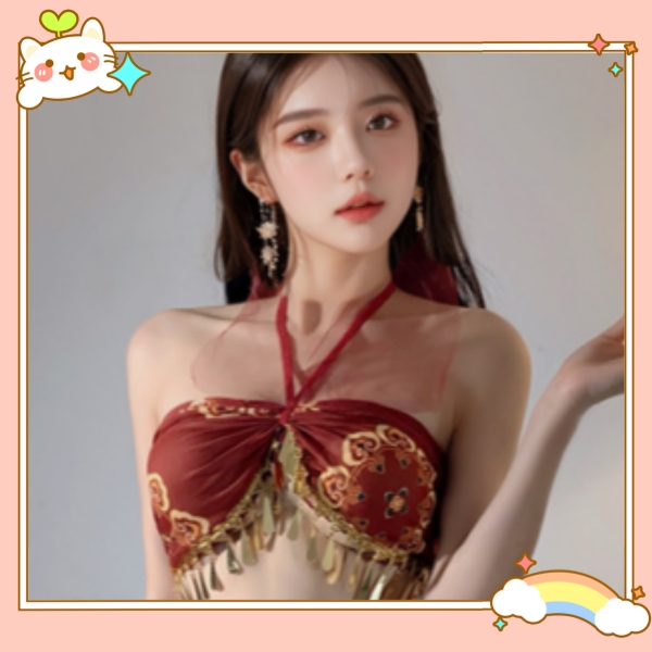 国风西域高品质cos女装睡衣睡裙轻奢舒适睡衣裙1041