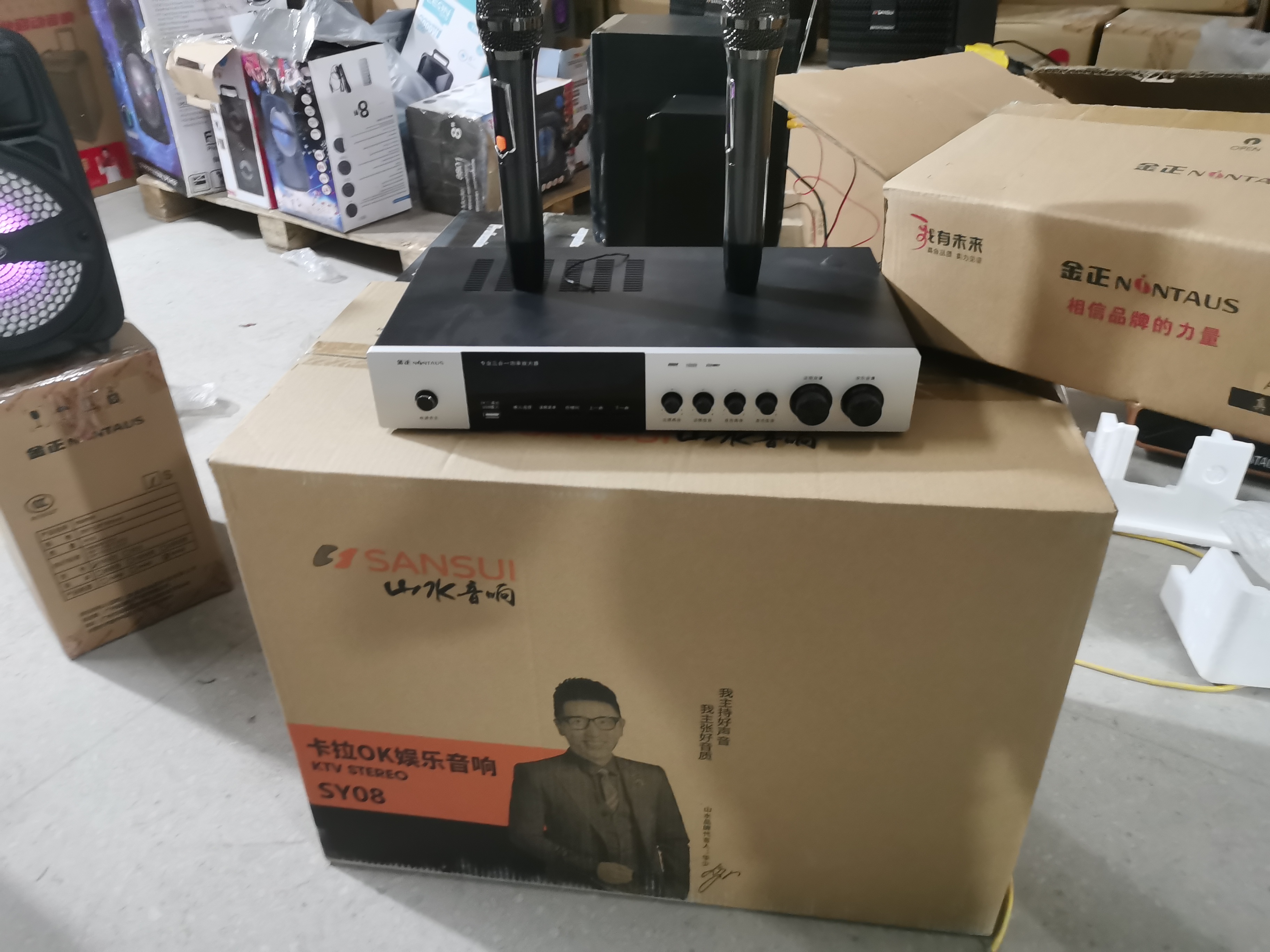 金正功放          