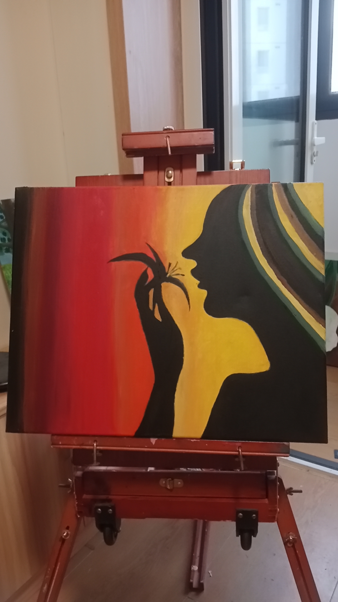 华美人牌.油画.