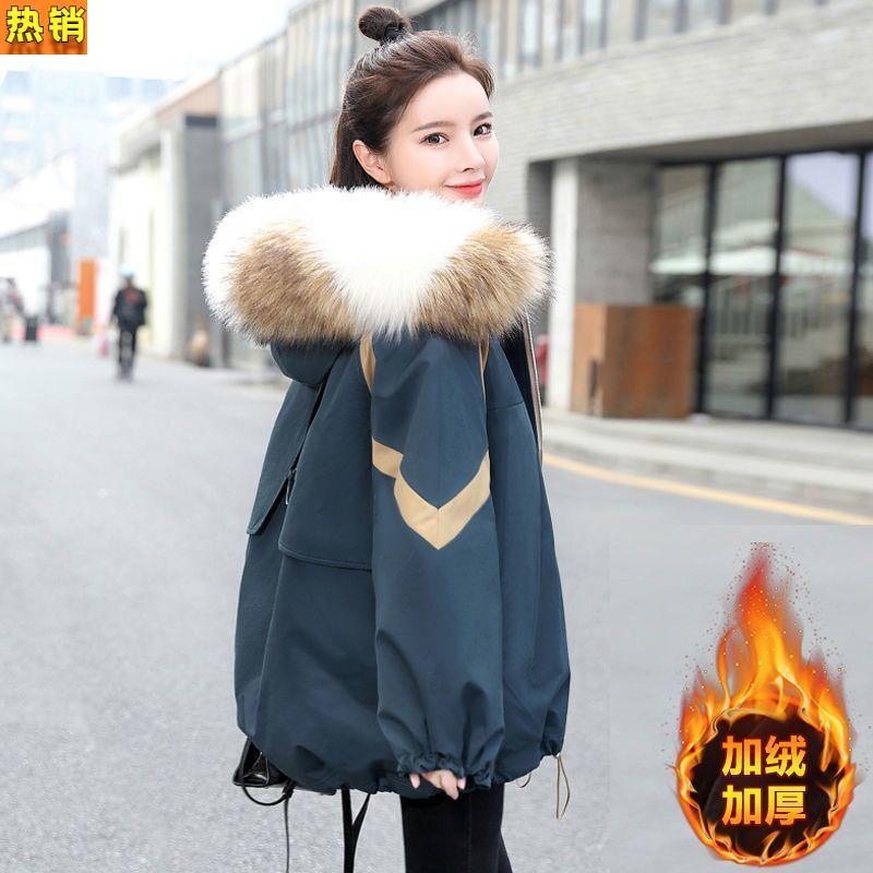 雅鹿冬装派克羽绒服新品年新款女韩版棉衣短款棉袄减龄厚外套潮