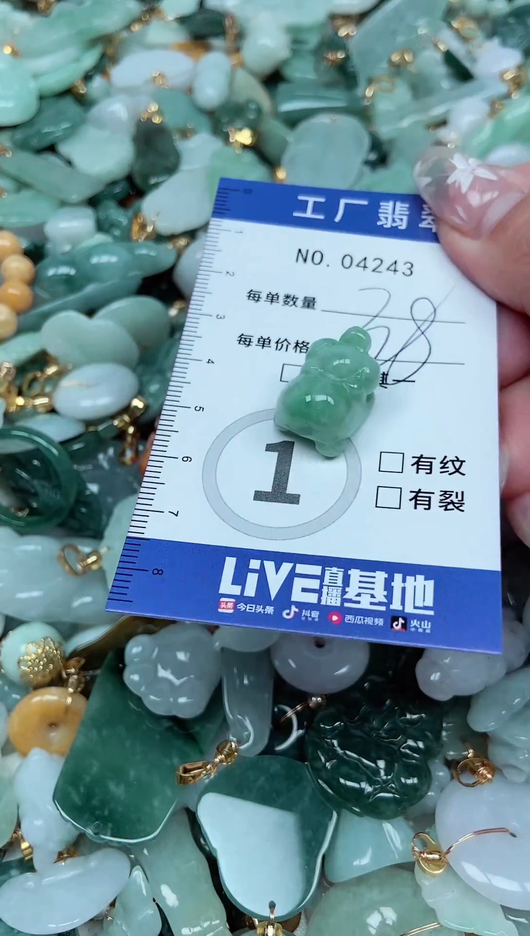 【闪购商品】翡翠颈饰未镶嵌翡翠
