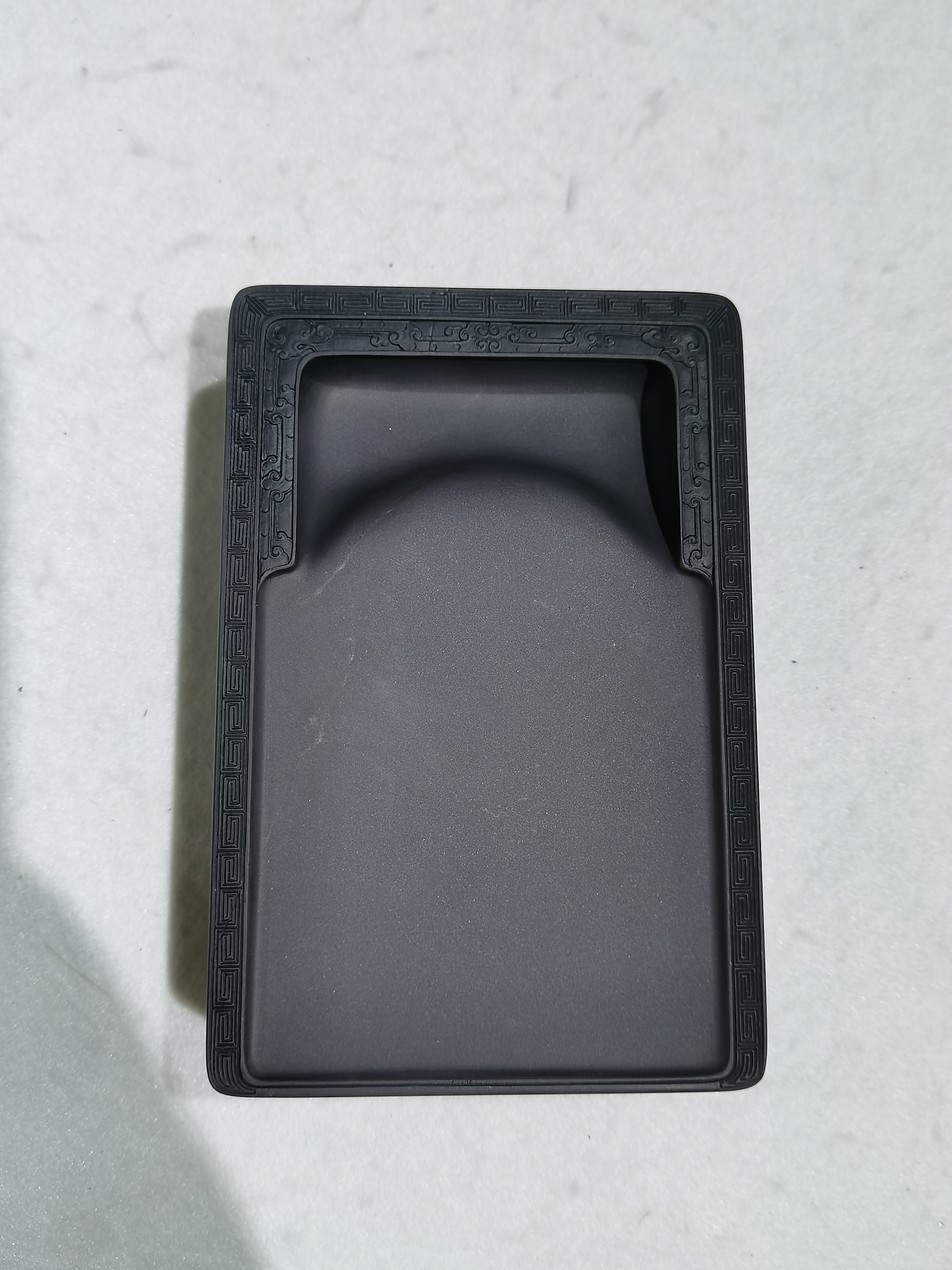 端砚-门字夔龙砚-坑仔岩-梁金凌大师作品
