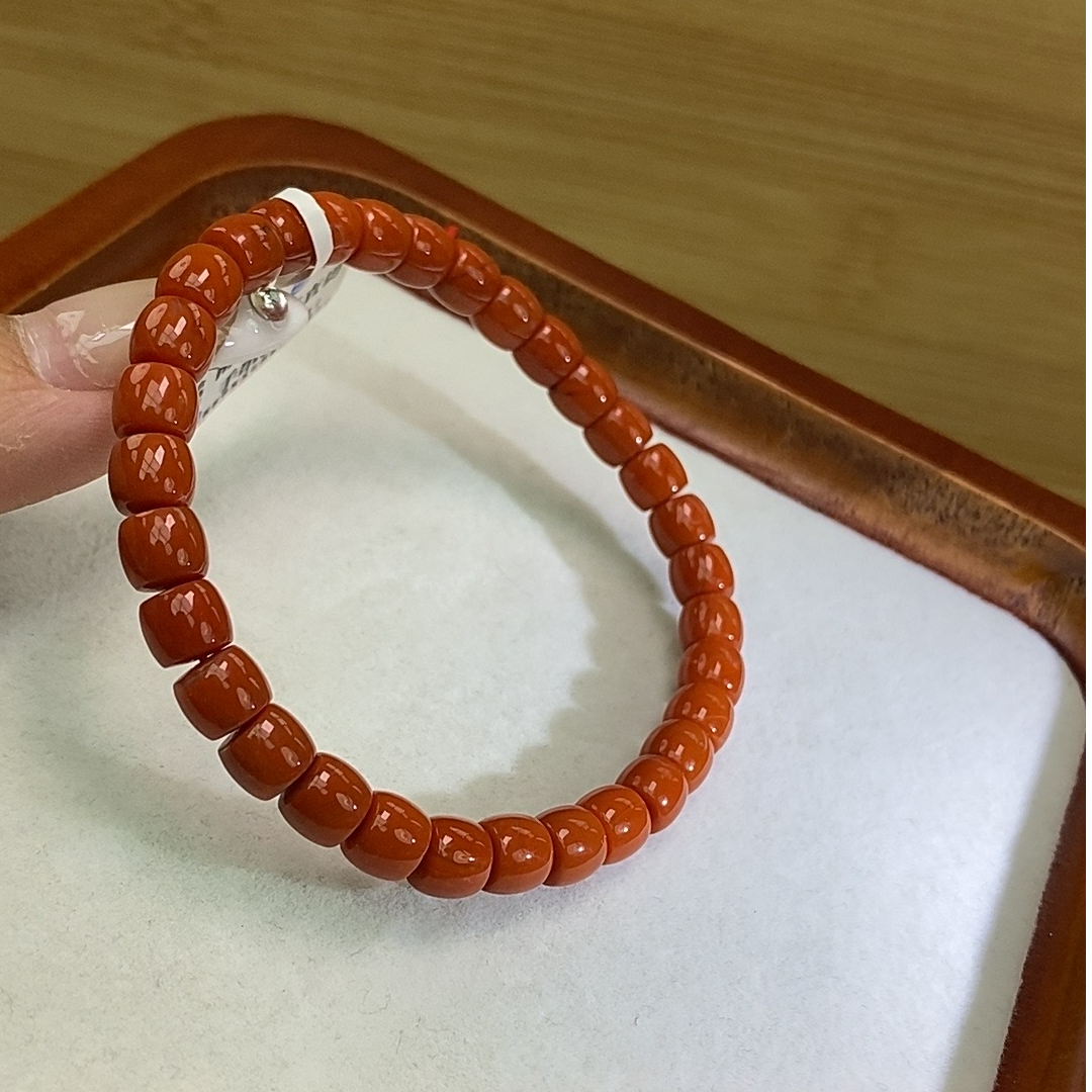 【小刘南红】保山南红云端强推直切单圈7mm 多样性发一