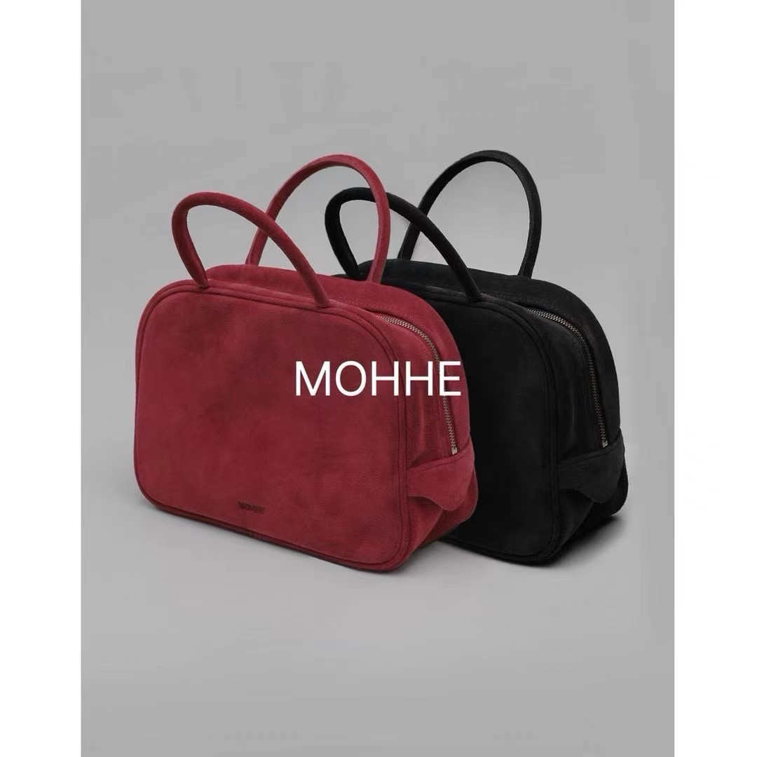 【No退换】东大门Mo家麂皮手提包