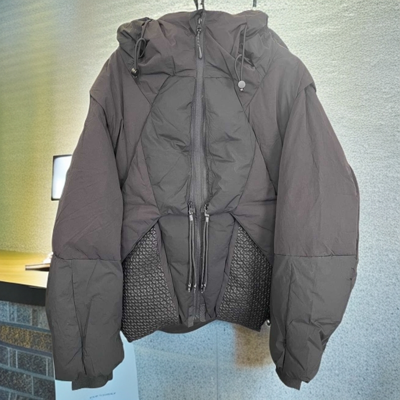 大码男装设计师系列机甲黑武士羽绒服