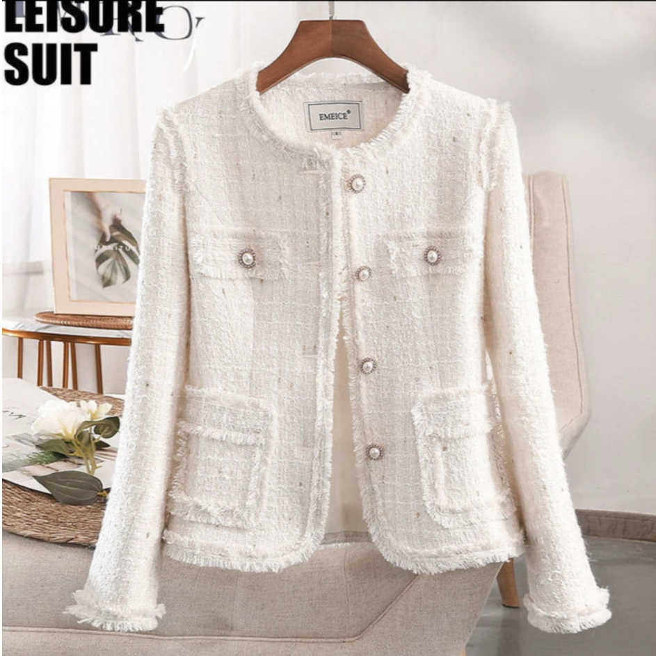 【101-110毛呢短外套】毛呢外套部分微瑕疵介意勿拍小香风气质时尚