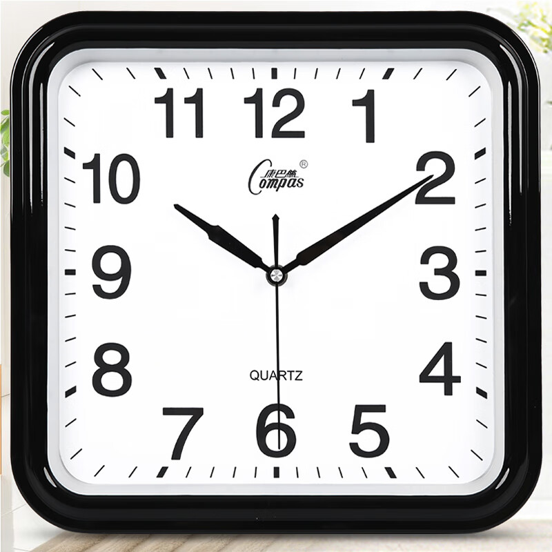 康巴丝表静音挂钟客厅挂墙现代简约大气时尚挂表时钟石英钟家用