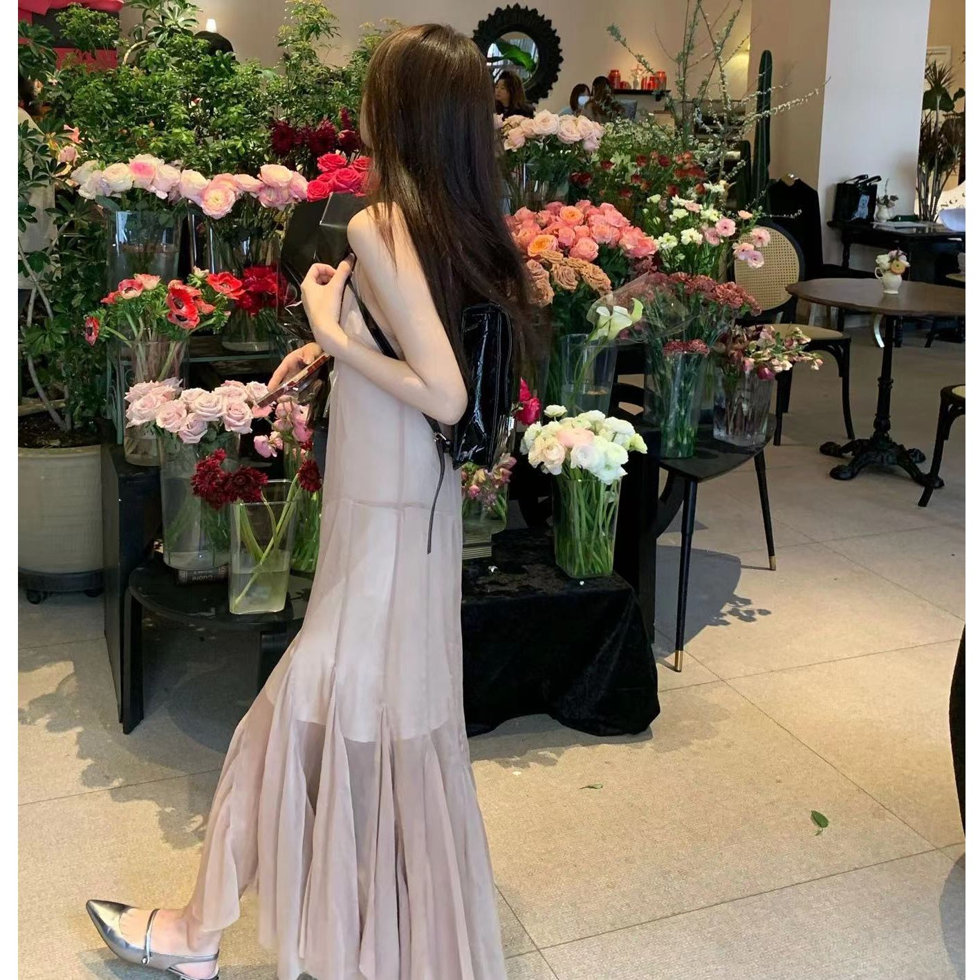 文文私服 夏季气质设计感连衣裙渐层WWC3LYQ7594