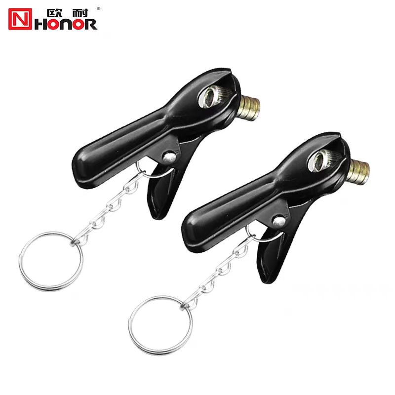 打气筒配件气嘴美嘴转英嘴夹子英式气筒转换气嘴子打备用家用配件