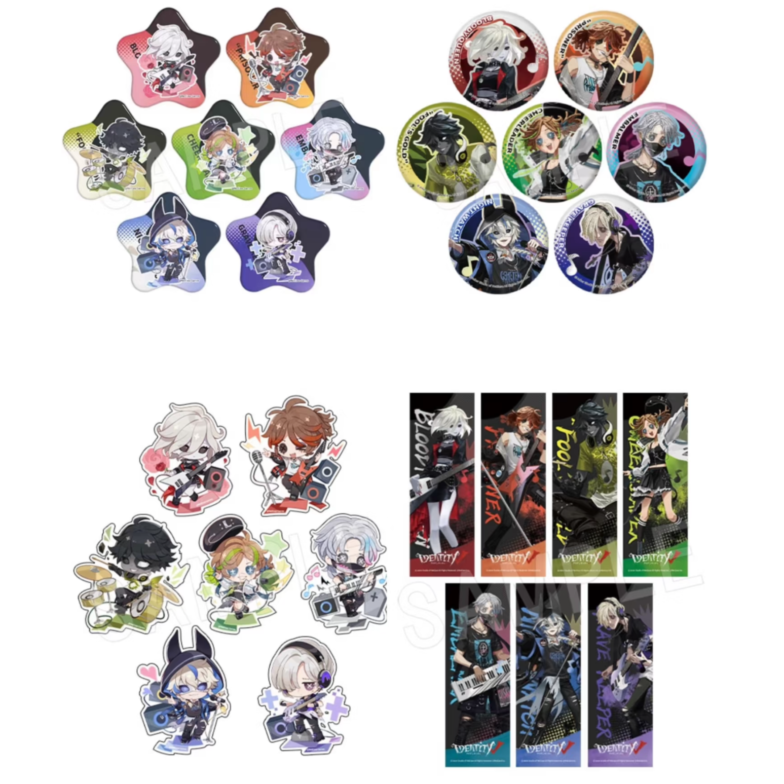 第五人格日谷周边-C04吧唧 透卡 立牌 挂件-正版