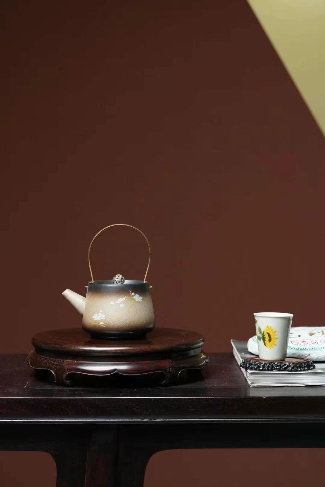 大红酸枝圆五足底座