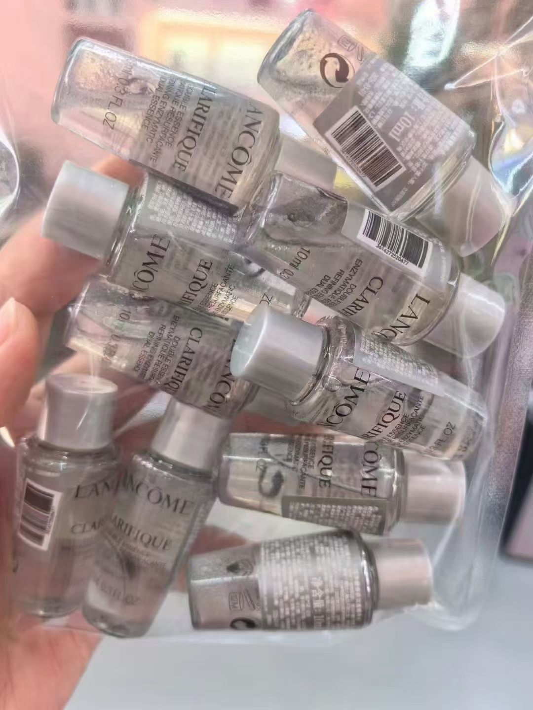 【10瓶装】兰蔻极光水10ml，精华+水二合一，超补水修复提亮