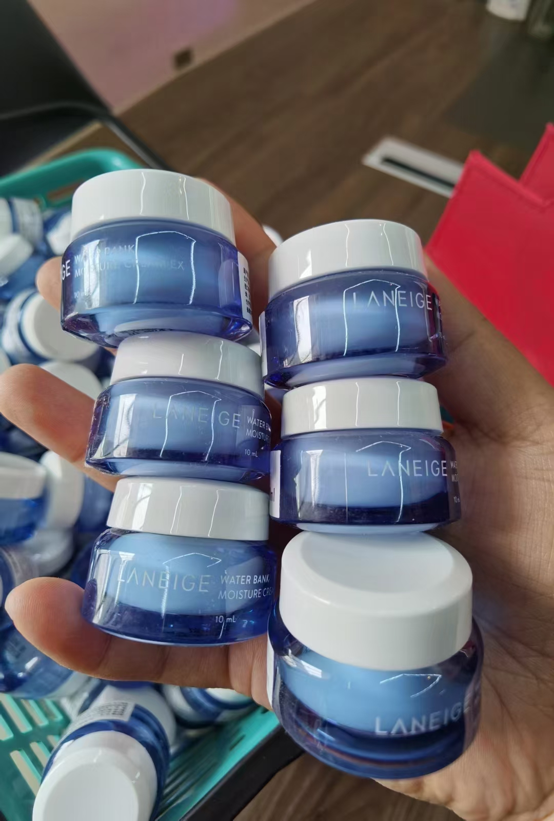 【5瓶装】兰芝面霜5瓶共50g 正装含量，保湿滋润