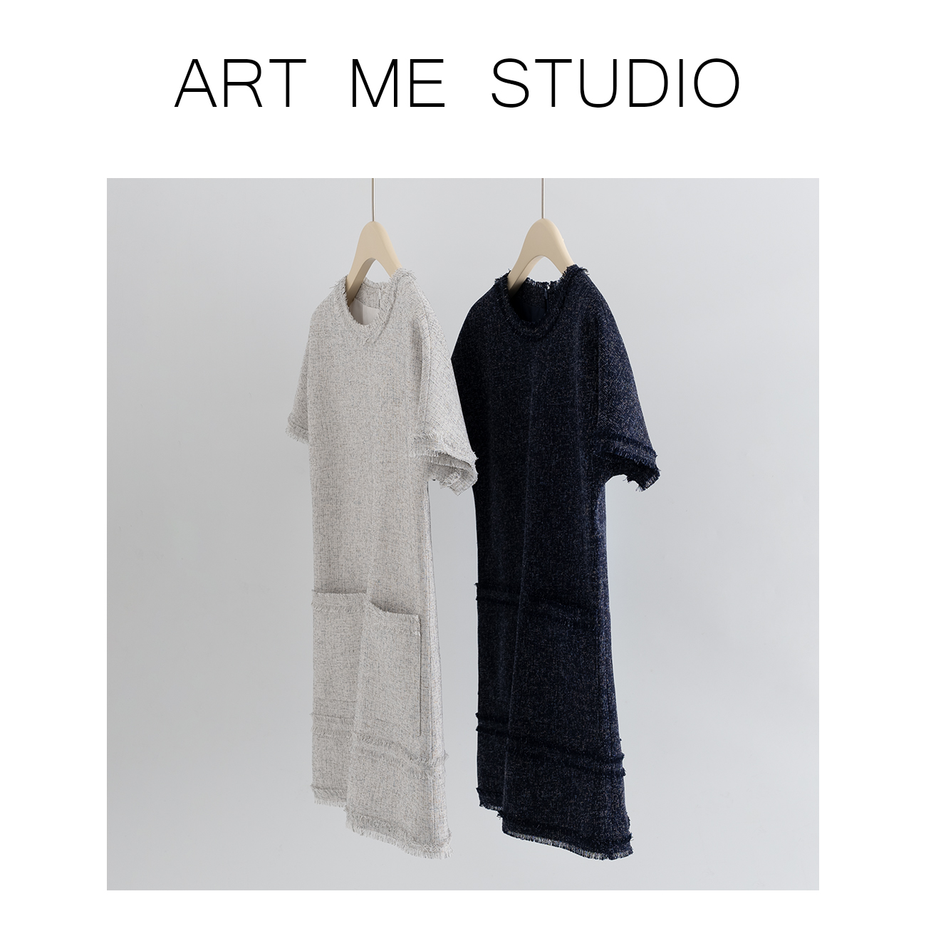 『Hello Art Me』巴黎新贵 两色小香连衣裙      TN086