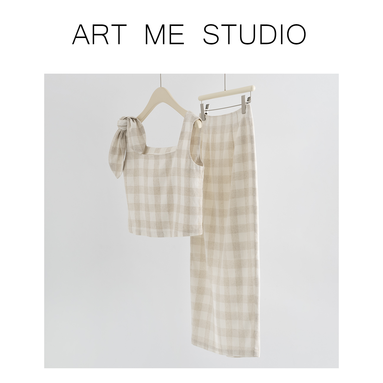 『Hello Art Me』乌龙拿铁 亚麻套装 TN078