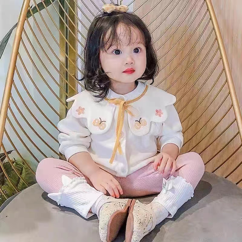 2024秋冬新款外套女童洋气开衫春秋宝宝小童春款春季