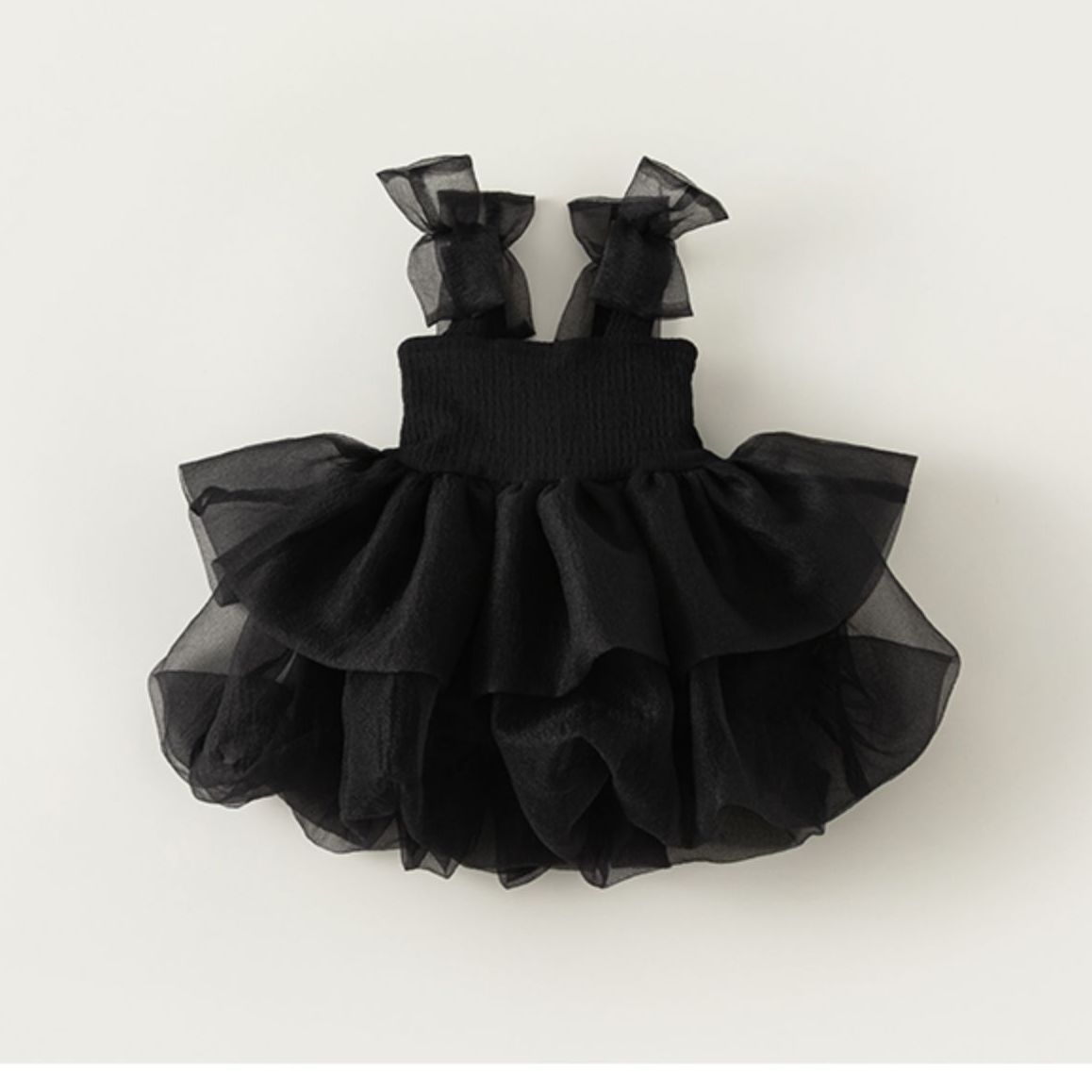 女童连衣裙周岁生日礼服裙吊带蓬蓬裙宝宝公主裙儿童高端裙子