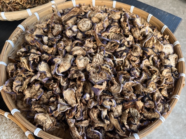 农家太阳自然晒干干茄子片