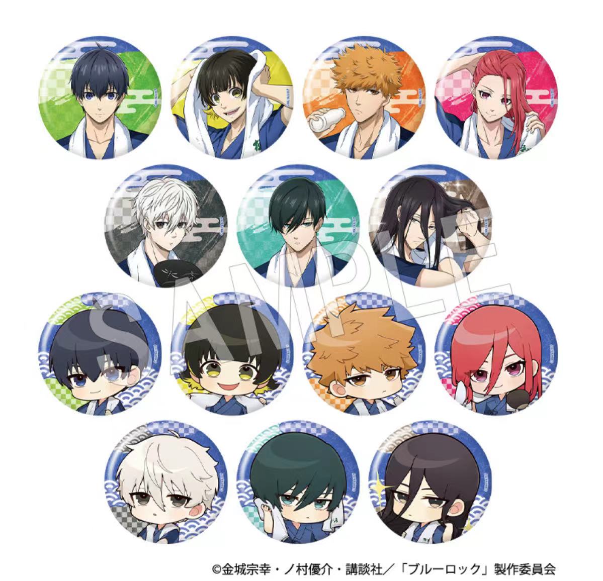 蓝色监狱 蓝锁 极乐汤馆内盲盒产品 动漫收藏