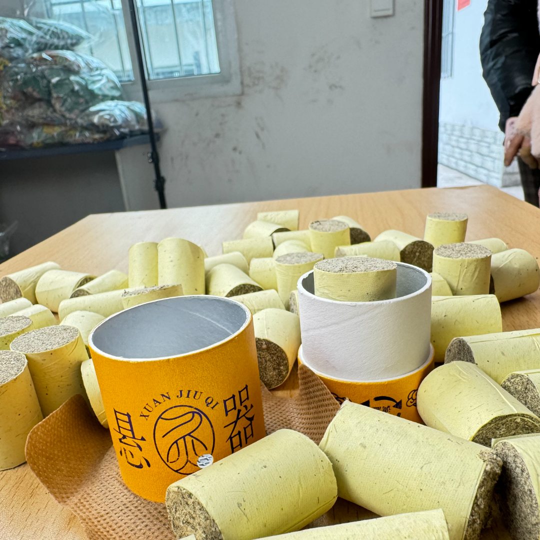 川艾艾柱艾灸柱批发工厂直批艾柱粒家用54粒艾柱粒手工持久