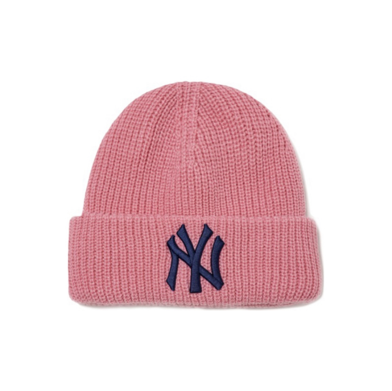 MLB 字母Logo 绒线帽 女款 粉色